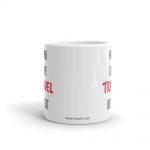 "Work Travel Repeat" Coffee Mug (CMTR105) - Image 3