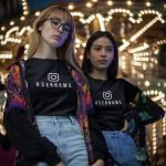 'Custom Instagram' Half Sleeve T-Shirt - Image 2