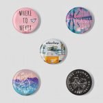 Travulls Travel Badges Pack. Travel Pin Button Badges Online India.