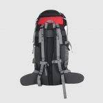 65L Rucksack Hiking Backpack - Red - Image 3
