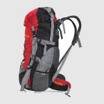 65L Rucksack Hiking Backpack - Red - Image 2