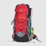 65L Rucksack Hiking Backpack - Red - Image 4