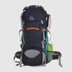 65L Rucksack Hiking Backpack - Navy - Image 4