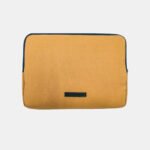 Canvas Leatherette Laptop Sleeve - Stylo - Image 2