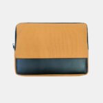 Canvas Leatherette Laptop Sleeve - Stylo