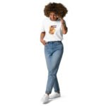 'Wander Woman' White Half Sleeve T-Shirt - Image 2