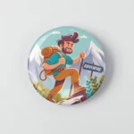 Travulls Travel Badges are gloss finish high quality Pin Button Badges, travel button badges for bags available online in India at best & cheapest.